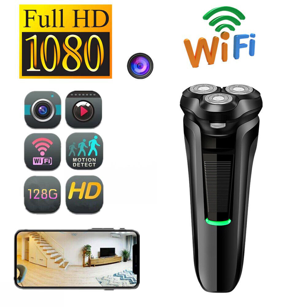 1080P HD WiFi Mini Shaver Razor Camera | WiFi Motion Detection Cam