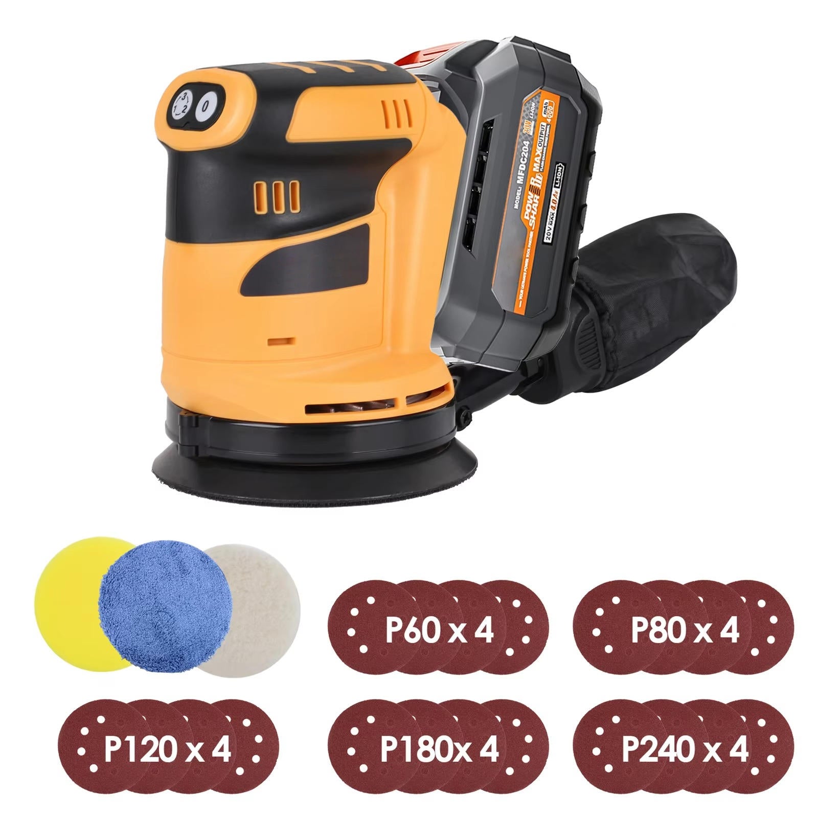 Brushless Orbital Electric Sander