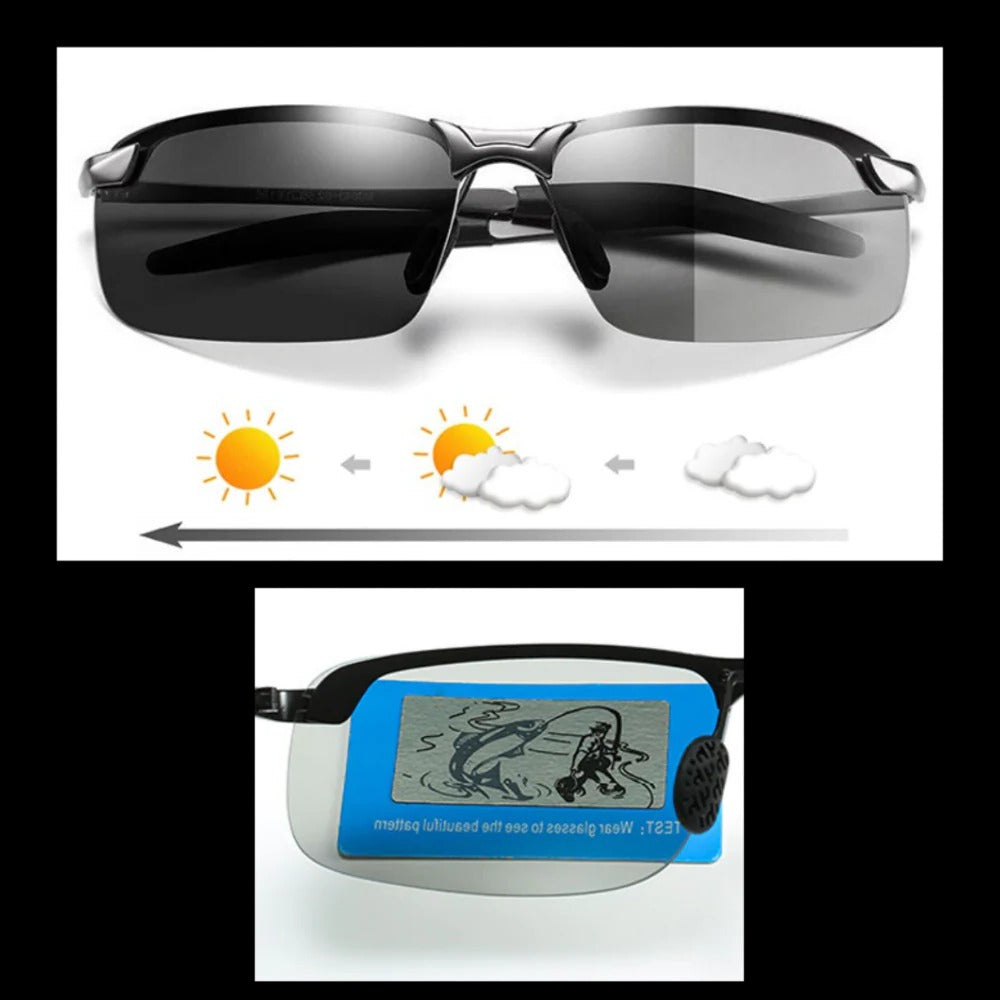 Photochromic UV Sunglasses For Men
